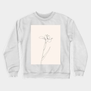 Pink Flower Petal Crewneck Sweatshirt